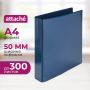 Папка на 4-х кольцах Панорама Attache 50мм синяя