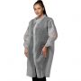 Халат н/с процед, рук.рез, 4кн, XXL(56-58), пл 30, бел, Комус, 10шт/уп