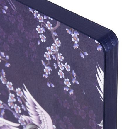 Ежедневник недатированный А5 (138х213 мм), BRAUBERG VISTA, под кожу, гибкий, 136 л., "Cranes", 112025 Ежедневник недатированный А5 (138х213 мм), BRAUBERG VISTA, под кожу, гибкий, 136 л., "Cranes", 112025