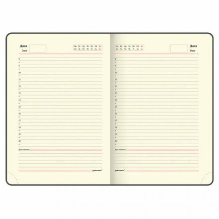 Ежедневник недатированный А5 (138х213 мм), BRAUBERG VISTA, под кожу, гибкий, 136 л., "Revival", 112030 Ежедневник недатированный А5 (138х213 мм), BRAUBERG VISTA, под кожу, гибкий, 136 л., "Revival", 112030