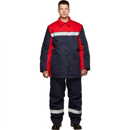 Костюм сварщика утепленный 100% х/б 450г/м2(модель КС04ОТ) (р.44-46)182-188 Костюм сварщика утепленный 100% х/б 450г/м2(модель КС04ОТ) (р.44-46)182-188
