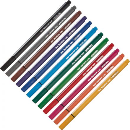 Набор линеров Attache Rainbow 12 цветов (толщина линии 0.33 мм) Набор линеров Attache Rainbow 12 цветов (толщина линии 0.33 мм)