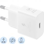 Зарядное устройство Samsung EP-T2510 сетевое 25W Type-C  White