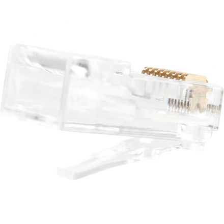 Вилка Cablexpert RJ-45 (8P8C) PLUG3UP6/5 кат.5e, 6 микр, (100 шт.), пак Вилка Cablexpert RJ-45 (8P8C) PLUG3UP6/5 кат.5e, 6 микр, (100 шт.), пак