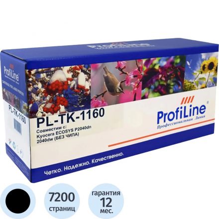 Картридж лазерный Profiline TK-1160 чер. для Kyocera Ecosys P2040dn/P2040dw