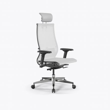 Кресло SynchroSit 10 B2-107D - T /Km00/Nb00/D04P/H13mL-2D(M24.B22.G18.W03) Белый