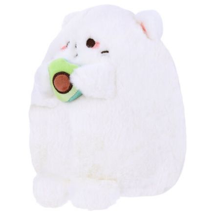 Игрушка мягкая "Котик с авокадо", 20 см, цвет белый, WOOZOO (ВУЗУ), 666781 Игрушка мягкая "Котик с авокадо", 20 см, цвет белый, WOOZOO (ВУЗУ), 666781