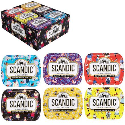 Драже освежающие SCANDIC без сахара со вкусом "Клубничный микс", 14 г, 4610274540063 Драже освежающие SCANDIC без сахара со вкусом "Клубничный микс", 14 г, 4610274540063