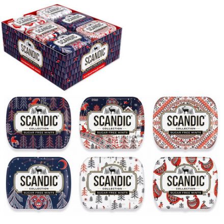 Драже освежающие SCANDIC без сахара со вкусом "Клубничный микс", 14 г, 4610274540063 Драже освежающие SCANDIC без сахара со вкусом "Клубничный микс", 14 г, 4610274540063