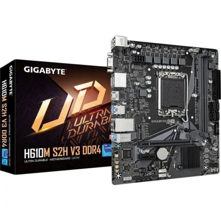 Материнская плата Gigabyte H610M S2H V3 DDR4, 2xDDR4 mATX Материнская плата Gigabyte H610M S2H V3 DDR4, 2xDDR4 mATX