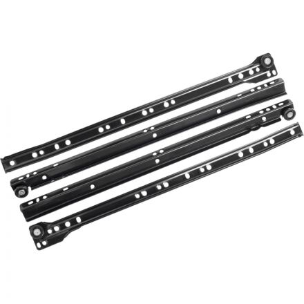 Направляющие УЗК_StahlBuro роликовые 400/0,8 мм (16311) компл-2шт черный