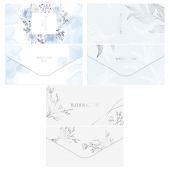 Конверт для денег MESHU "Wedding" 85*164мм, матовая ламинация, фольга, 3 дизайна Конверт для денег MESHU "Wedding" 85*164мм, матовая ламинация, фольга, 3 дизайна