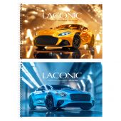 Альбом для рисования 48л., А4, на гребне BG "Laconic", выб. лак