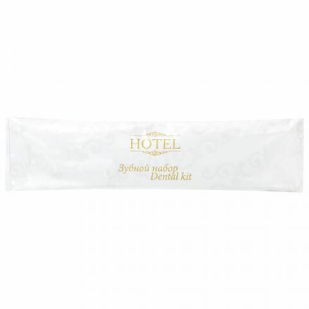 Зубной набор КОМПЛЕКТ 300 шт., HOTEL, (зубная щётка + зубная паста 4 г) саше, флоупак, 24865