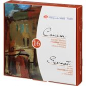 Гуашь профессиональная Сонет 16 шт х20мл, 36411572 Гуашь профессиональная Сонет 16 шт х20мл, 36411572