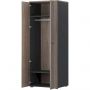 Корпус гардероба Комус МебельК-Loft 241H002 786х616х2106 сонома темн/графит