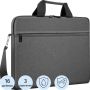 Сумка для ноутбука Tote 15.6 (Тот) серый, карман