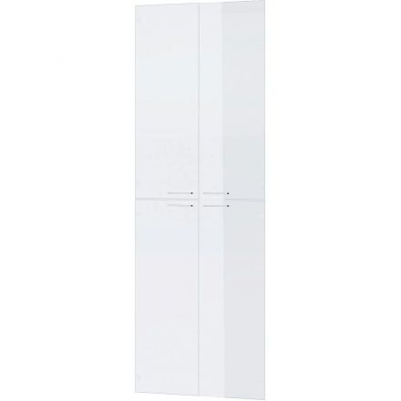 Двери стекл. Комус Мебель К-Loft 2шт. 241H007 764х4х1022 с белой ручкой