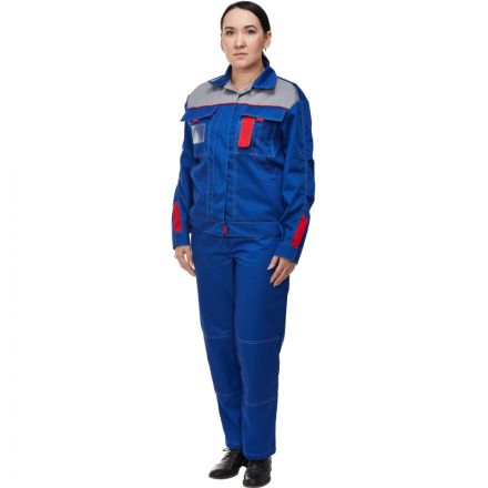 Костюм рабочий летний л10-КБР жен вас/сер/крас 40-42 170-176 ( серия л) Костюм рабочий летний л10-КБР жен вас/сер/крас 40-42 170-176 ( серия л)