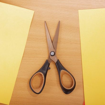 Ножницы BRAUBERG "Heavy Duty", 165 мм, суперпрочные, титановое покрытие, 2-х сторонняя заточка, 236789