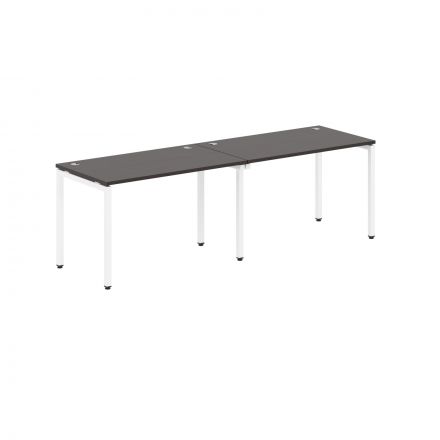 Стол 2-х местный XWST 2470 Легно темный/Белый 2406х700х750 XTEN-S