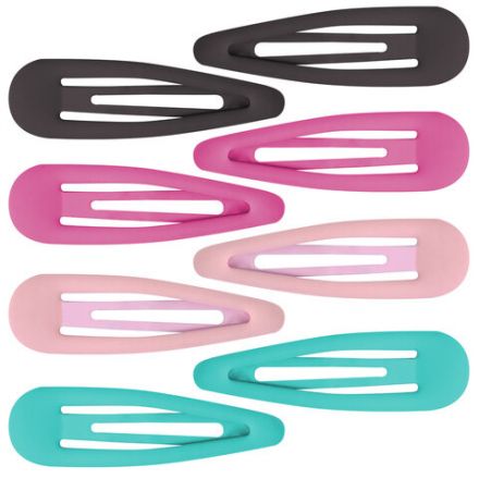Заколки для волос НАБОР 8 шт., 5 см, клик-клак, soft touch, разные цвета, MONTE VITA (МОНТЕ ВИТА), 457092 Заколки для волос НАБОР 8 шт., 5 см, клик-клак, soft touch, разные цвета, MONTE VITA (МОНТЕ ВИТА), 457092