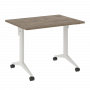 X-Pull Стол складной мобильный X.M-1.7 Тиквуд тёмный/Белый металл 980*720*753
