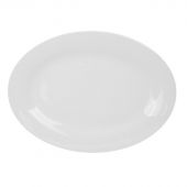 Блюдо овальное Chan Wave Classic, фарфор, белое, 300мм, фк0128