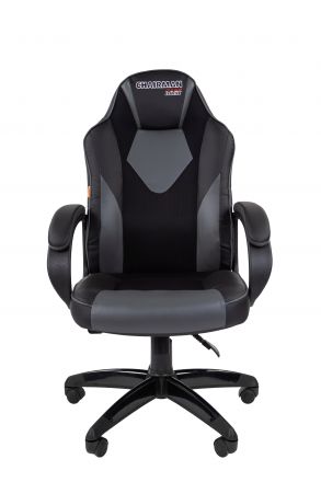Офисное кресло Chairman game 17 Россия экопремиум черный/серый