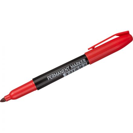 Маркер перманентный красный (толщина линии 2 мм) Маркер перманентный красный (толщина линии 2 мм)