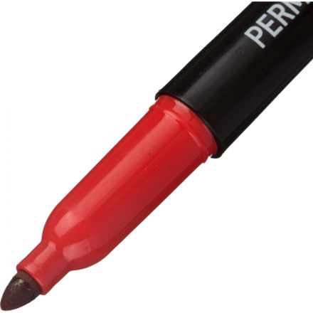 Маркер перманентный красный (толщина линии 2 мм) Маркер перманентный красный (толщина линии 2 мм)