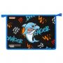 Папка для тетрадей ПИФАГОР А4, 1 отделение, картон/пластик, на молнии, "Angry shark", 272129 Папка для тетрадей ПИФАГОР А4, 1 отделение, картон/пластик, на молнии, "Angry shark", 272129