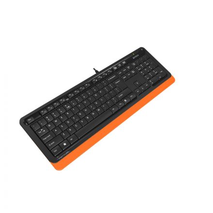 Клавиатура A4Tech Fstyler FK10 черный/оранжевый USB