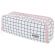 Пенал-органайзер BRAUBERG, 2 откидные планки, полиэстер, 23x9х7 см, "Checkered white", 272315