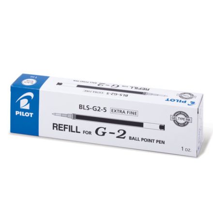 Стержень гелевый PILOT, 110 мм, ЧЕРНЫЙ, узел 0,5 мм, линия письма 0,3 мм, BLS-G2-5 Стержень гелевый PILOT, 110 мм, ЧЕРНЫЙ, узел 0,5 мм, линия письма 0,3 мм, BLS-G2-5