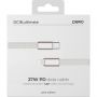 Кабель PERO DC18 ULTIMATE USB-С to LIGHTNING, 27W, 3A, 1.5m, Silver Кабель PERO DC18 ULTIMATE USB-С to LIGHTNING, 27W, 3A, 1.5m, Silver