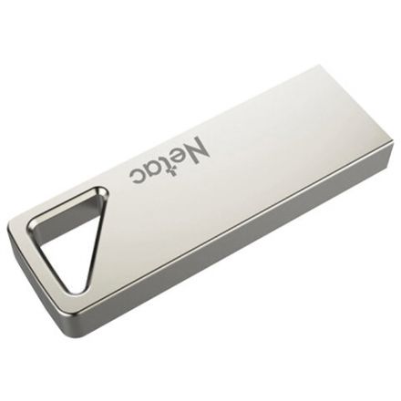 Флеш-диск 16 GB NETAC U326, USB 2.0, металлический корпус, серебристый, NT03U326N-016G-20PN