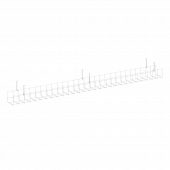 Кабель-канал сетчатый узкий KK-S-140U Белый металл 1405*131*154