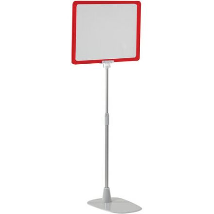 Стойка-инфодержатель напольная КОМПЛЕКТ 2 шт., А4 (высота трубки до 55 см) КРАСНАЯ, 202357 Стойка-инфодержатель напольная КОМПЛЕКТ 2 шт., А4 (высота трубки до 55 см) КРАСНАЯ, 202357