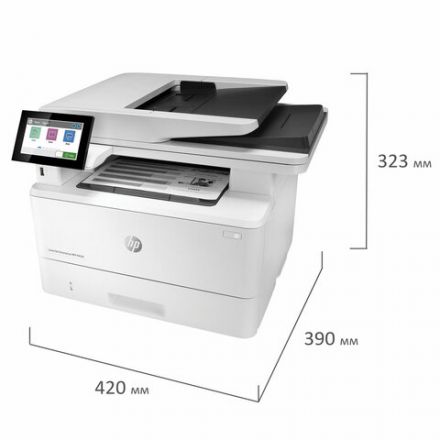 МФУ лазерное HP LaserJet Enterprise M430f "4 в 1", А4, 38 стр./мин., 100 000 стр./мес., ДУПЛЕКС, ДАПД, сетевая карта, 3PZ55A