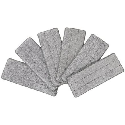 Насадки МОП для швабры (кармашки c 2-х сторон) КОМПЛЕКТ 6 шт., микрофибра, 33х12,5см, LAIMA, 608144 Насадки МОП для швабры (кармашки c 2-х сторон) КОМПЛЕКТ 6 шт., микрофибра, 33х12,5см, LAIMA, 608144