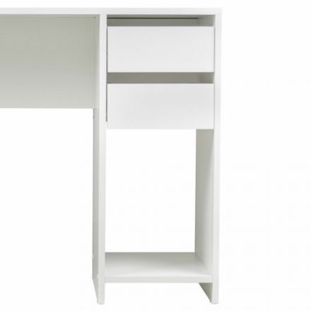 Стол письменный/компьютерный BRABIX "Scandi CD-017", 900х450х750 мм, 2 ящика, белый, 641894, ЦБ013706-1