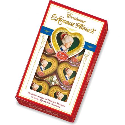 Конфеты Reber сердечки молочный шоколад с марципаном, 80 г Конфеты Reber сердечки молочный шоколад с марципаном, 80 г