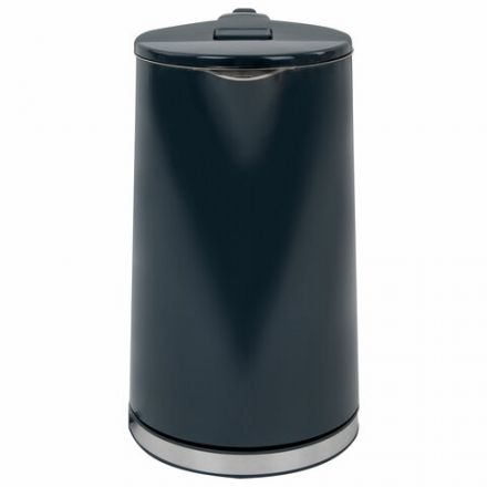 Чайник электрический с двойными стенками SONNEN KT-8718B, 1,7 л, 2200 Вт, графитовый, 454686