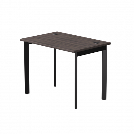 Стол прямой Everprof EVO на металлокаркасе 980х670х755 мм опоры 45гр Дуб Пасадена/Черный