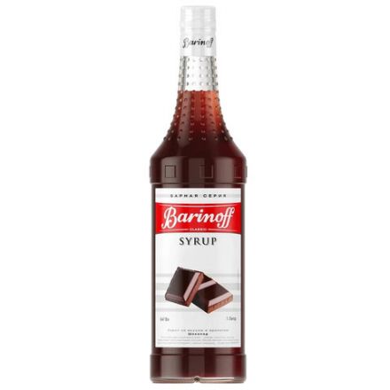 Сироп BARINOFF "Шоколад" 1 л, стеклянная бутылка