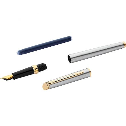 Ручка перьевая WATERMAN HEMISPHERE GT S0920310, сталь, cиний ст, 0,5мм Ручка перьевая WATERMAN HEMISPHERE GT S0920310, сталь, cиний ст, 0,5мм