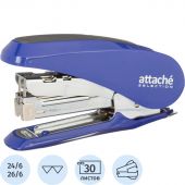 Степлер Attache Selection MSBL24301 (№24/6-26/6) до 30 лист., металл,синий Степлер Attache Selection MSBL24301 (№24/6-26/6) до 30 лист., металл,синий