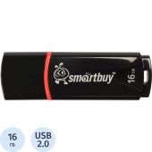 Флеш-память SmartBuy Crown 16 Gb USB 2.0 черная