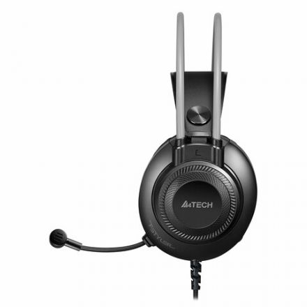 Наушники с микрофоном (гарнитура) A4TECH Fstyler FH200I, проводные, 1.8 м, 3.5 jack, серые, 1431335 Наушники с микрофоном (гарнитура) A4TECH Fstyler FH200I, проводные, 1.8 м, 3.5 jack, серые, 1431335